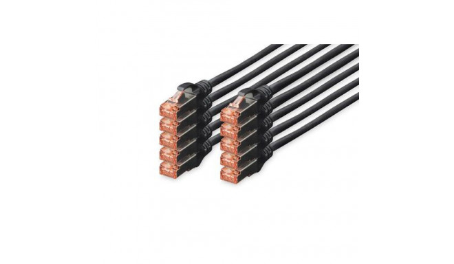Digitus CAT 6 S/FTP patch cable, 10 pieces