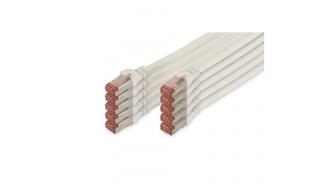 Digitus CAT 6 S/FTP patch cable, 10 pieces