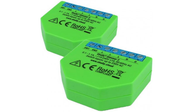 Shelly Dimmer 2 Built-in Blue, Green