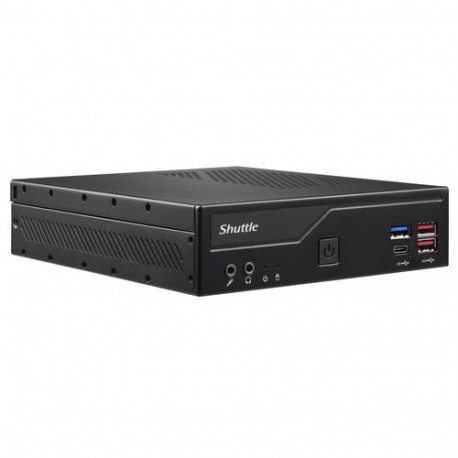 Shuttle Slim PC DH670V2 , S1700, 2x HDMI, 2x DP , 2x 2.5G LAN, 2x COM, 8x USB, 1x 2.5", 2x