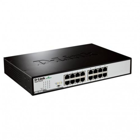 D-link - 16-port 10/100/1000 Gigabit Desktop Switch
