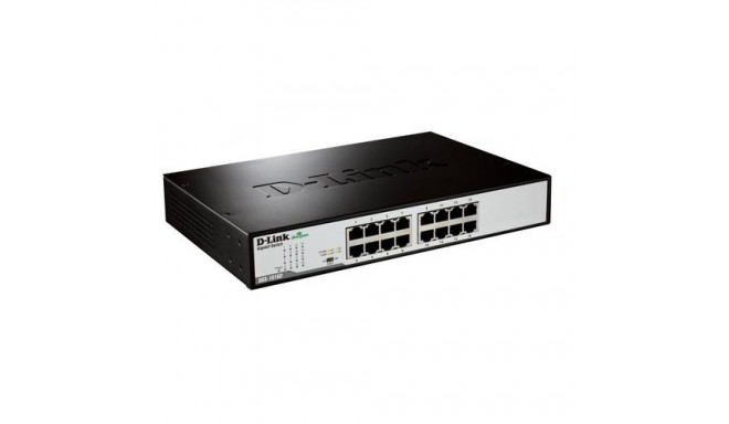 D-link - 16-port 10/100/1000 Gigabit Desktop Switch