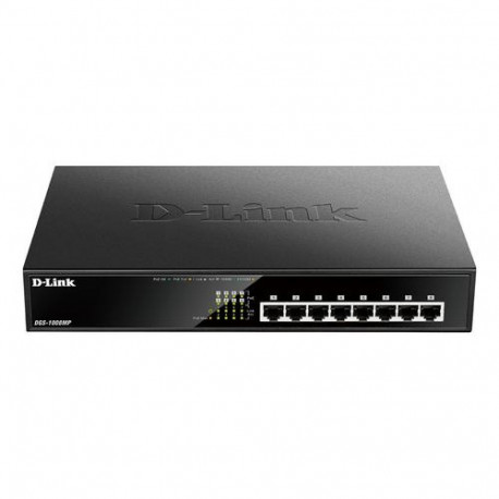 D-Link 8-Port Desktop Gigabit PoE+ Switch