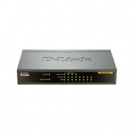 D-Link 8-port 10/100 Desktop Switch with 4 PoE Ports