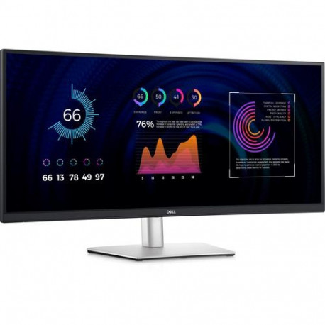 DELL P Series P3424WE computer monitor 86.7 cm (34.1") 3440 x 1440 pixels 4K Ultra HD LCD B