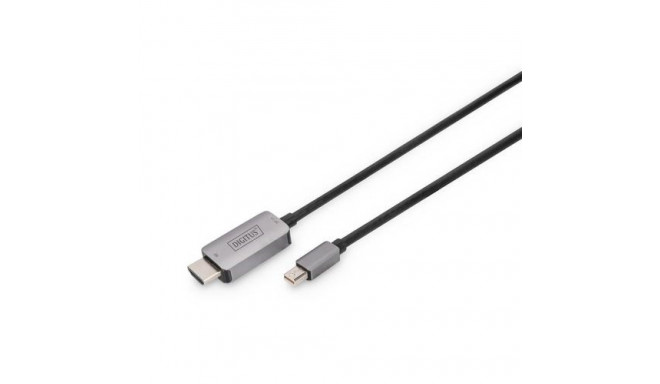 Digitus 8K Mini DisplayPort Adapter Cable, Mini DP - HDMI Type A