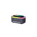 Gembird DAC-SPKBT-QC15-BK alarm clock Digital alarm clock Black, Grey