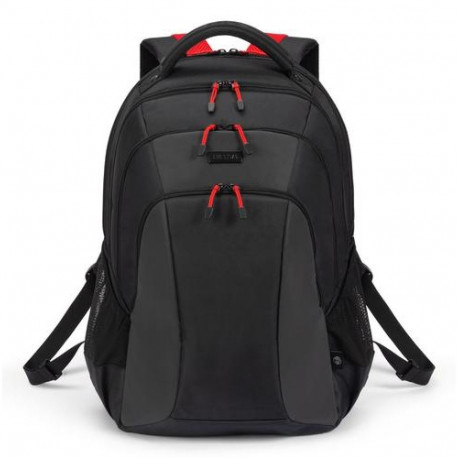 DICOTA D32119-RPET backpack Casual backpack Black, Red Polyester, Recycled polyethylene terephthalat