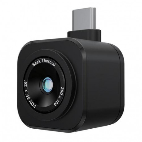 Seek Thermal CW-DBAX thermal imaging camera Black 200 x 150 pixels