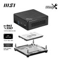 MSI Cubi N ADL-006DE Intel® N N200 4 GB DDR4-SDRAM 128 GB SSD Windows 11 Pro Mini PC Black