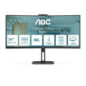 AOC V5 CU34V5C/BK LED display 86.4 cm (34&quot;) 3440 x 1440 pixels Wide Quad HD Black
