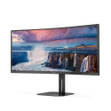 AOC V5 CU34V5C/BK/23 LED display 86.4 cm (34&quot;) 3440 x 1440 pixels Wide Quad HD Black