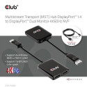 CLUB3D MST hub DisplayPort™ 1.4 to DisplayPort™ + HDMI™ 4K60Hz M/F