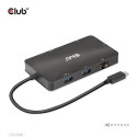 CLUB3D USB Gen2 Type-C to Dual DisplayPort 4k60Hz 7-in-1 HUB