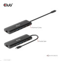CLUB3D USB Gen 1 Type-C 8-in-1 MST Dual 4K60Hz Display Travel Dock