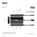 CLUB3D USB Gen2 Type-C to Dual DisplayPort 4k60Hz 7-in-1 HUB