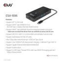 CLUB3D Type-C 7-in-1 hub with 2x HDMI, 2x USB Gen1 Type-A, 1x RJ45, 1x 3.5mm Audio, 1x USB Gen1 Type