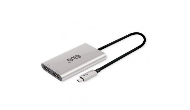CLUB3D CSV-1586 interface hub Thunderbolt 3 40000 Mbit/s Silver