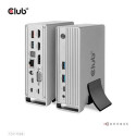 CLUB3D Docking station(Metal casing)1x USB Gen2 Type-C Female (data) 2x USB Gen2 Type-A Female 1x US
