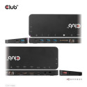 CLUB3D USB Gen1 Type-C Triple Display DP Alt mode Displaylink Dynamic PD Charging Dock with 120 Watt