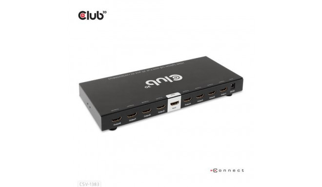 CLUB3D 1 to 8 HDMI™ Splitter Full 3D and 4K60Hz(600MHz)