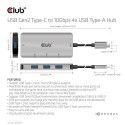 CLUB3D USB Gen2 Type-C to 10Gbps 4x USB Type-A Hub