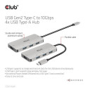 CLUB3D USB Gen2 Type-C to 10Gbps 4x USB Type-A Hub