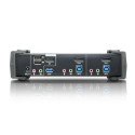 ATEN 2-Port USB 3.1 Gen 1 4K DisplayPort 1.2 KVMP™ Switch with Audio (KVM cables included)