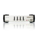 ATEN 4-Port USB - PS/2 VGA KVM Switch with Audio &amp; USB 2.0 Hub (KVM Cables included)