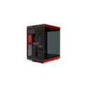 HYTE Y70 Midi Tower Black, Red