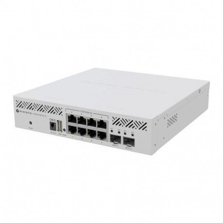 Mikrotik CRS310-8G+2S+IN: L3 Smart Switch Managed 2.5G Ethernet (100/1000/2500) Power over Ethernet