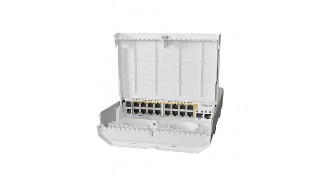Mikrotik netPower 16P L2/L3 Gigabit Ethernet (10/100/1000) Power over Ethernet (PoE) White