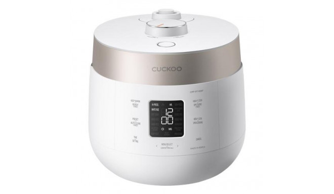 Cuckoo CRP-ST1009F rice cooker 1.8 L 1150 W Champagne, White