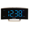 Blaupunkt CR7BK radio Clock Analog &amp; digital Stainless steel