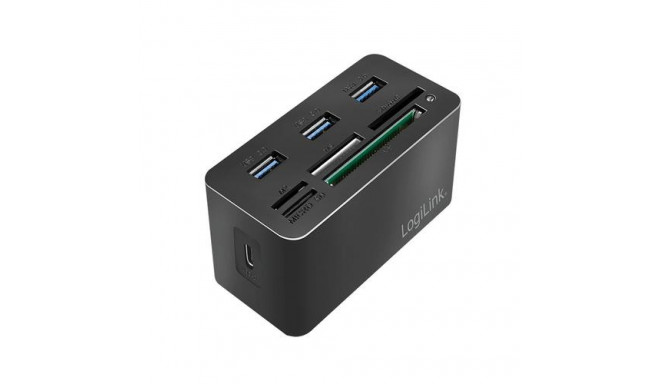 LogiLink CR0046 notebook dock/port replicator Wired USB 3.2 Gen 1 (3.1 Gen 1) Type-C Black