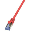 LogiLink Cat6a S/FTP, 3m networking cable Red S/FTP (S-STP)
