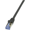 LogiLink Cat6a S/FTP, 1m networking cable Black S/FTP (S-STP)