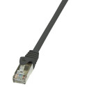 LogiLink 1m Cat.6 F/UTP networking cable Black Cat6 F/UTP (FTP)