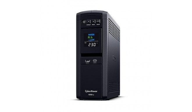 CyberPower CP1350EPFCLCD uninterruptible power supply (UPS) Line-Interactive 1.35 kVA 780 W 6 AC out