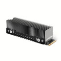 Axagon CLR-M2XT M.2 SSD Passivkühler Aluminium - 2280 M.2 NVMe SSD, Solid-state drive Heatsink/Radia