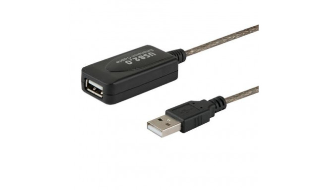 Savio CL-76 USB cable 5 m USB 2.0 USB A Black