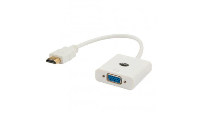 Savio CL-27 video cable adapter 0.2 m VGA (D-Sub) HDMI Type A (Standard) White