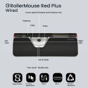 Contour Design RollerMouse Red Plus, Thin Client, Wired - Central pointing unit- ergonomic - right a