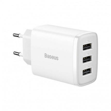 Baseus CCXJ020102 mobile device charger Universal White AC Indoor
