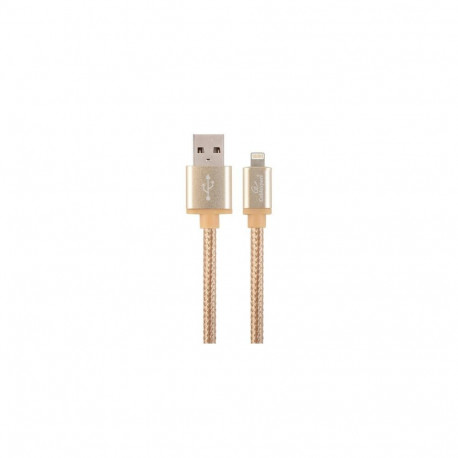 Cablexpert CCB-MUSB2B-AMLM-6-G lightning cable 1.8 m Gold
