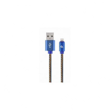 Cablexpert CC-USB2J-AMLM-1M-BL lightning cable Blue