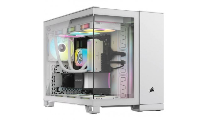 Corsair 2500X RGB Micro Tower White