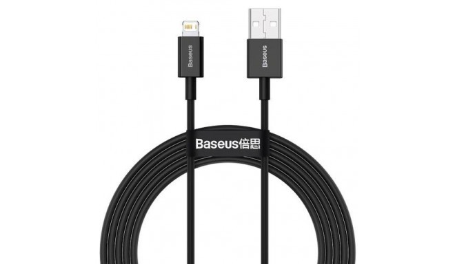 Baseus CABLE USB TO USB-C 2M/BLACK CATYS-A01 USB cable USB A USB C/Lightning