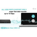 i-tec USB 3.0 / USB-C / Thunderbolt, 3x 4K Docking Station Gen 2 + Power Delivery 100W