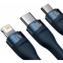 Baseus CASS030003 USB cable 1.2 m USB A USB C/Micro USB-A/Lightning Blue